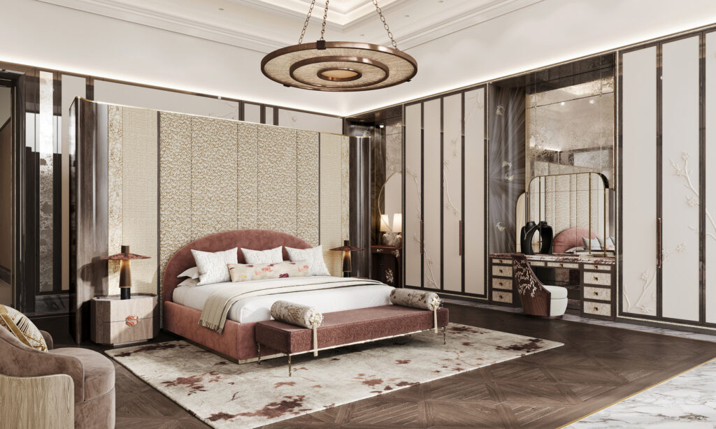 Maison Orée Bedoom Interior Visualisation LUMI Interiors